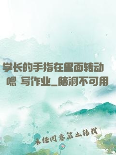 学长的手指在里面转动 嗯 写作业